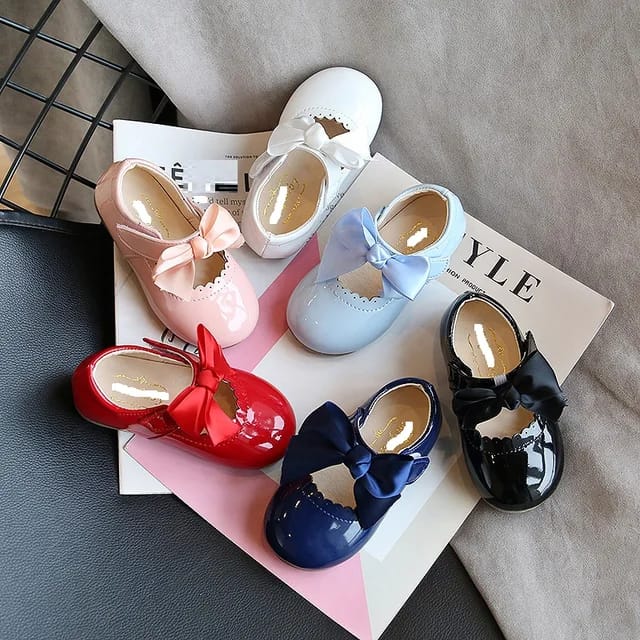 Child Slip On Leather Pu Shoes
